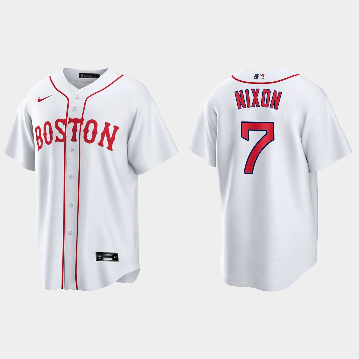 Boston Red Sox Trot Nixon Patriots' Day Jersey - White
