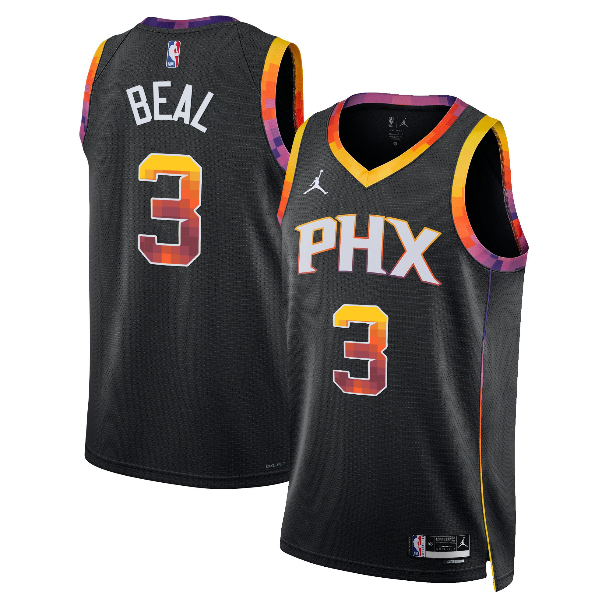 Bradley Beal Men's Phoenix Suns Swingman Statement Jersey - All Stitched