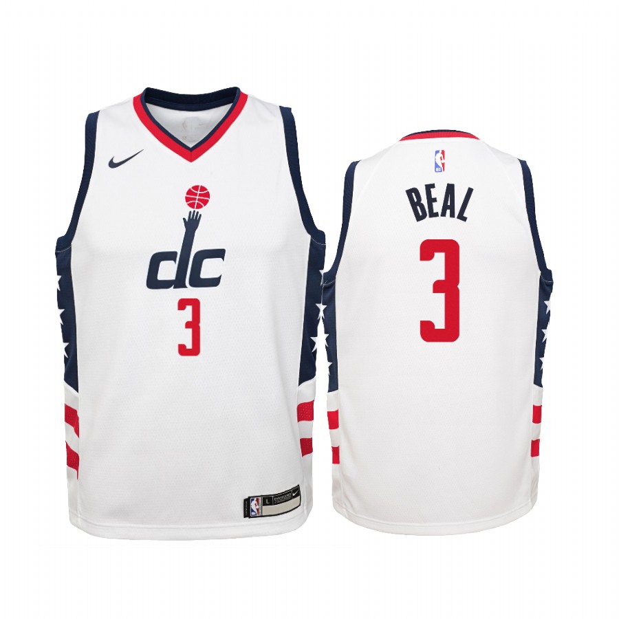 Bradley Beal Washington Wizards City Edition youth Jersey - White