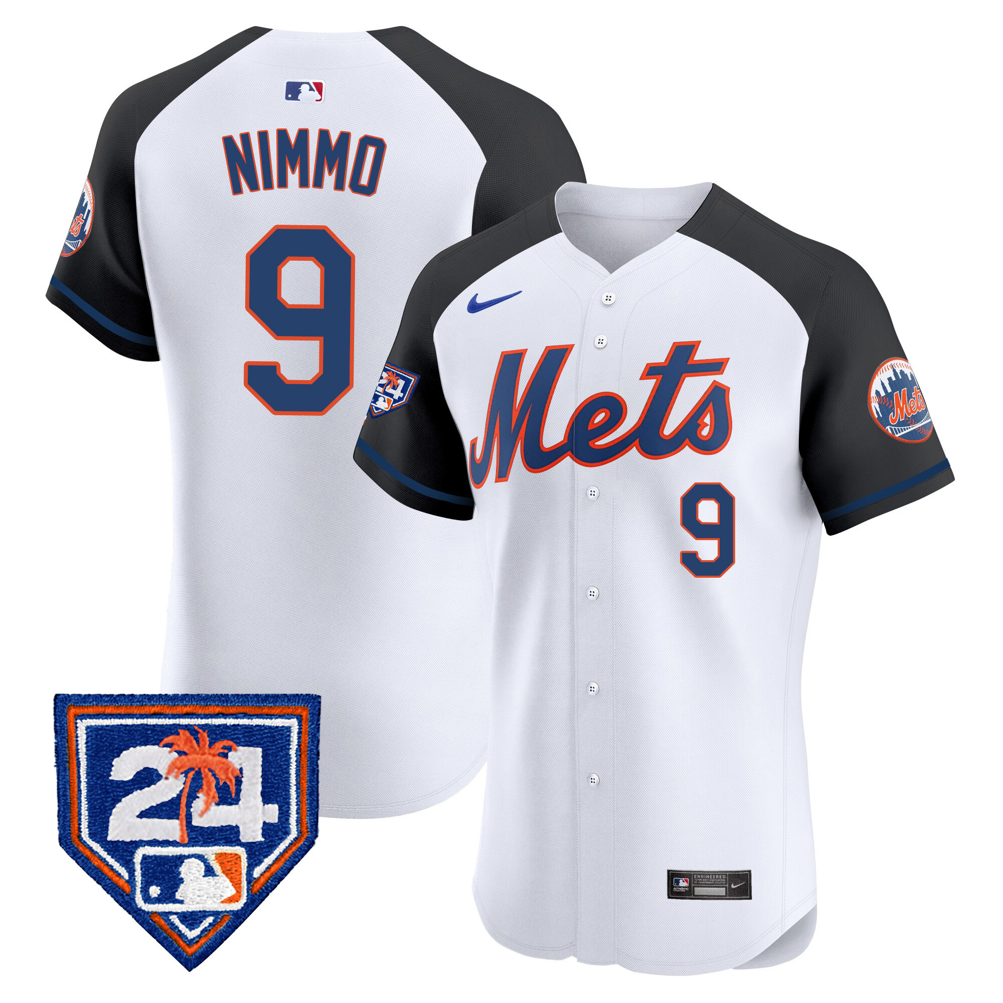 Brandon Nimmo Men's New York Mets Spring Training Vapor Premier Elite V2 Alternate Jersey