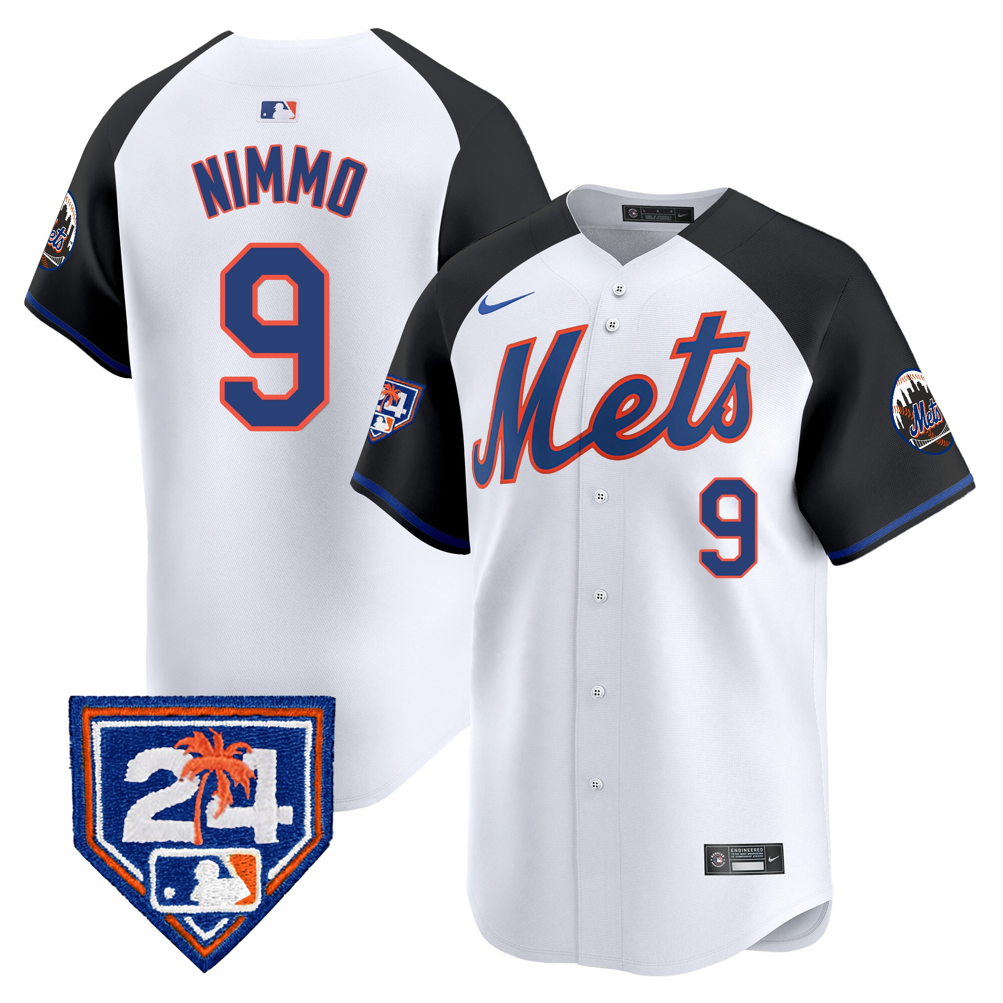 Brandon Nimmo Men's New York Mets Spring Training Vapor Premier Limited V2 Alternate Jersey