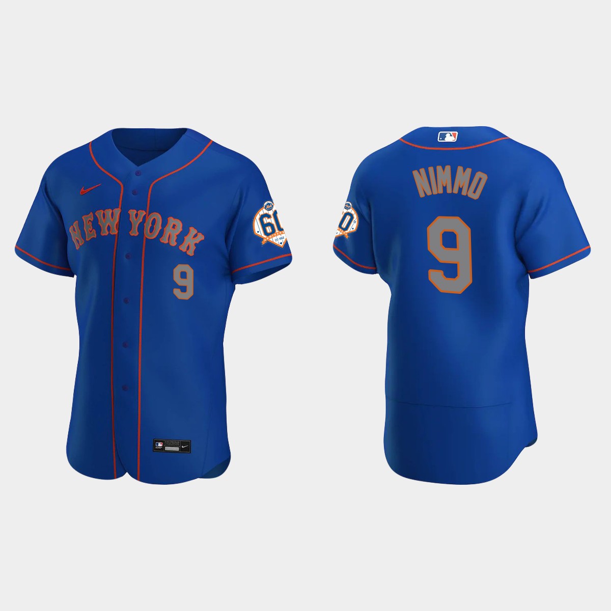 Brandon Nimmo New York Mets 60th Anniversary Alternate Jersey - Royal