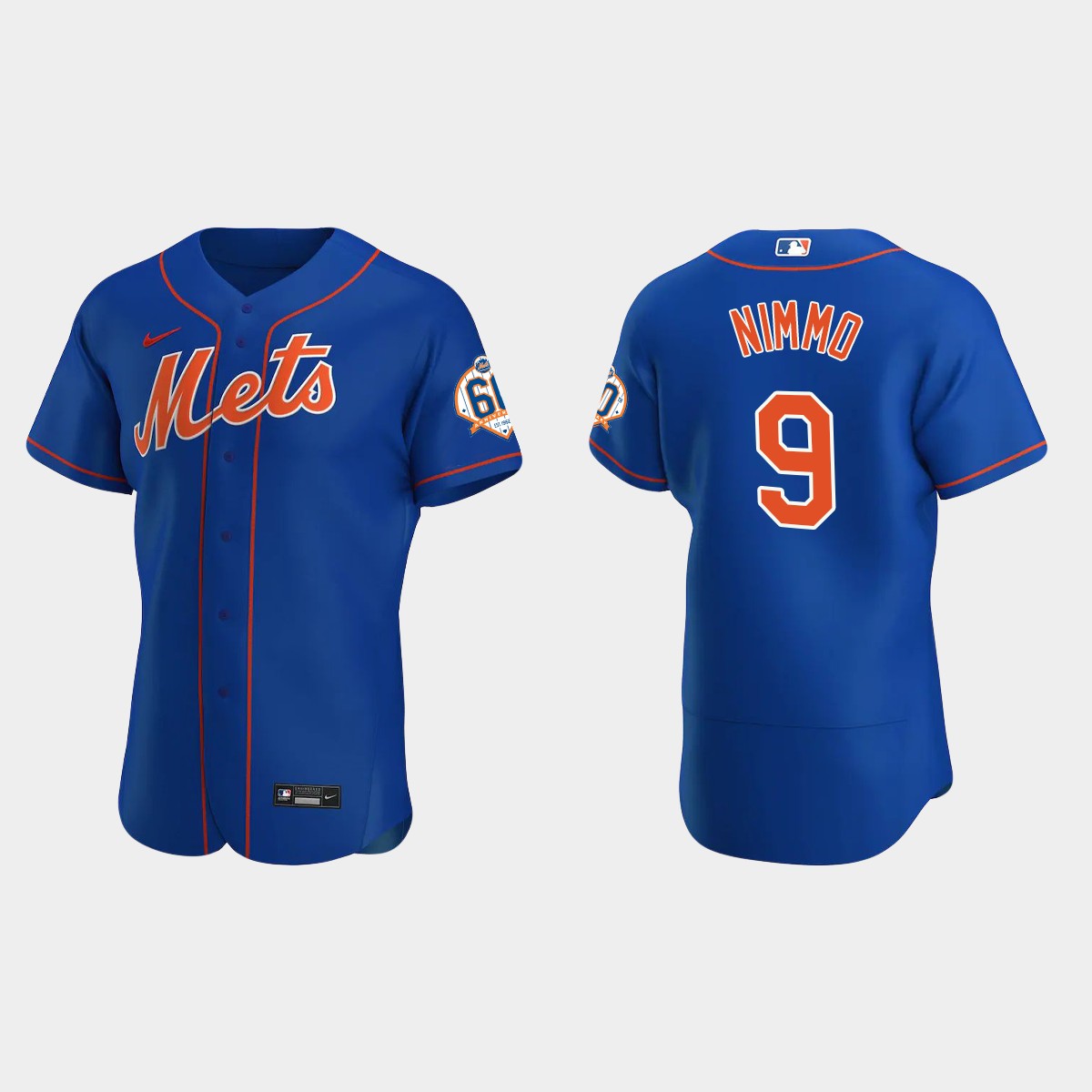 Brandon Nimmo New York Mets 60th Anniversary Alternate Jersey - Royal