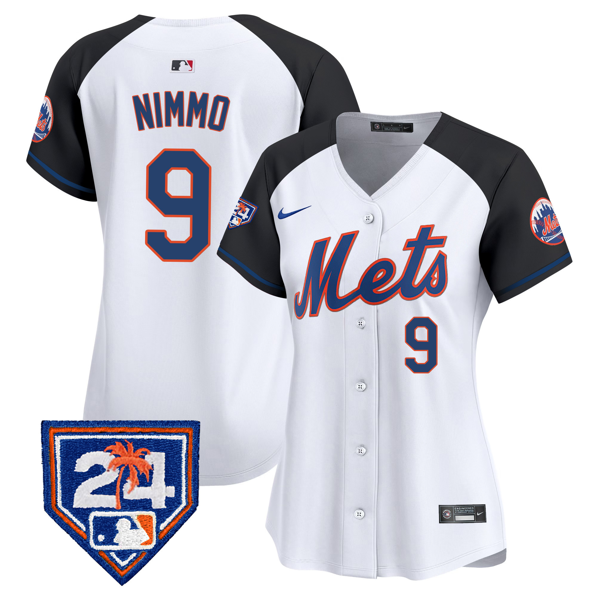 Brandon Nimmo Women's New York Mets Spring Training Vapor Premier Limited V2 Alternate Jersey