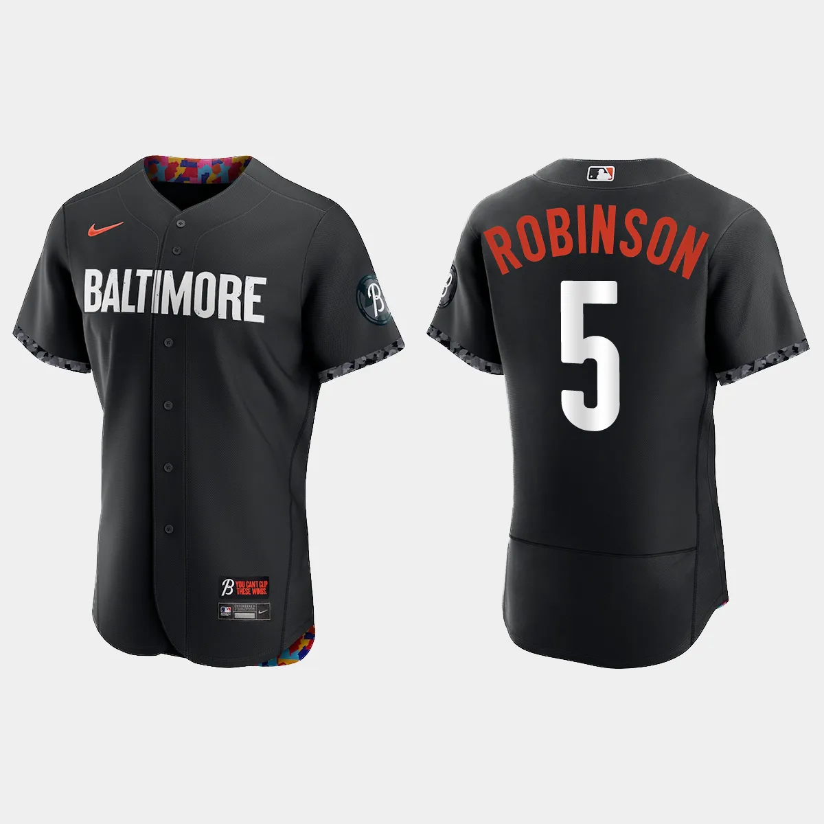 Brooks Robinson Baltimore Orioles City Connect Jersey - Black