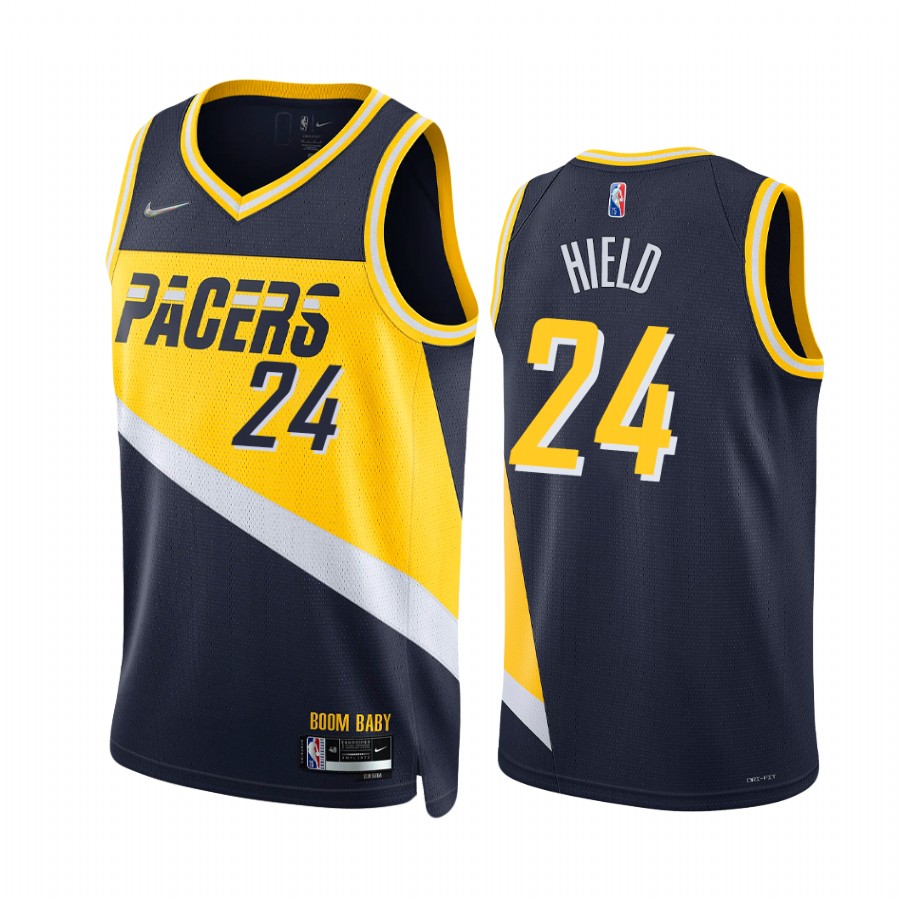 Buddy Hield Indiana Pacers Blue #24 City Edition Jersey Diamond Badge