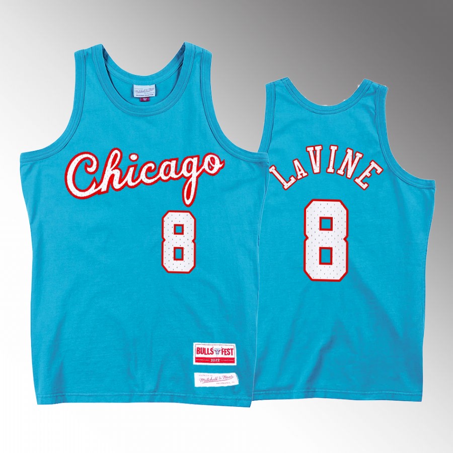 BullsFest Zach LaVine Chicago Bulls Blue #8 Jersey Limited Edition