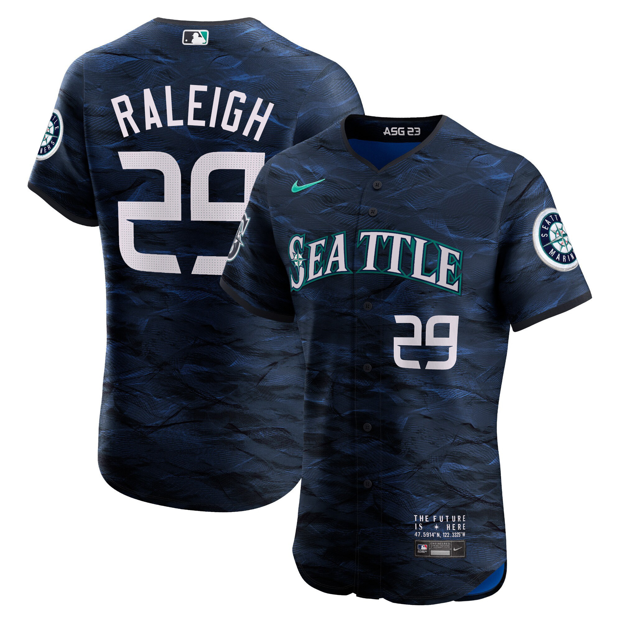 Cal Raleigh Men's Seattle Mariners All-Star Game Royal Jersey