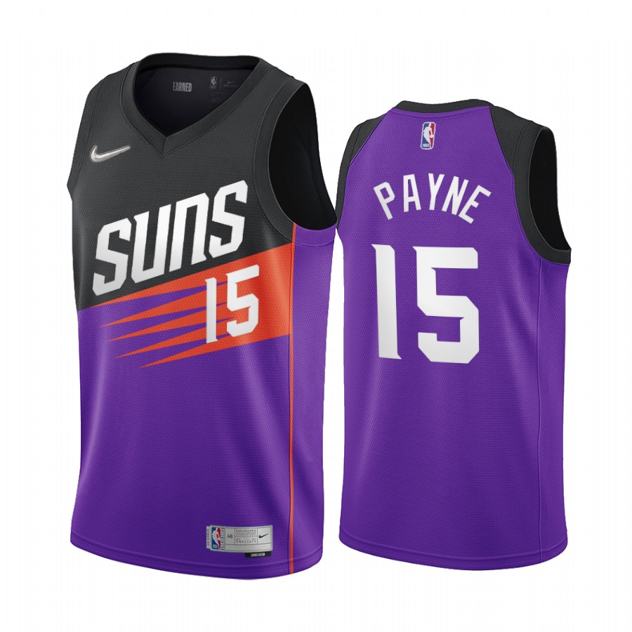Cameron Payne Phoenix Suns Earned Edition Purple #15 Jersey Swingman