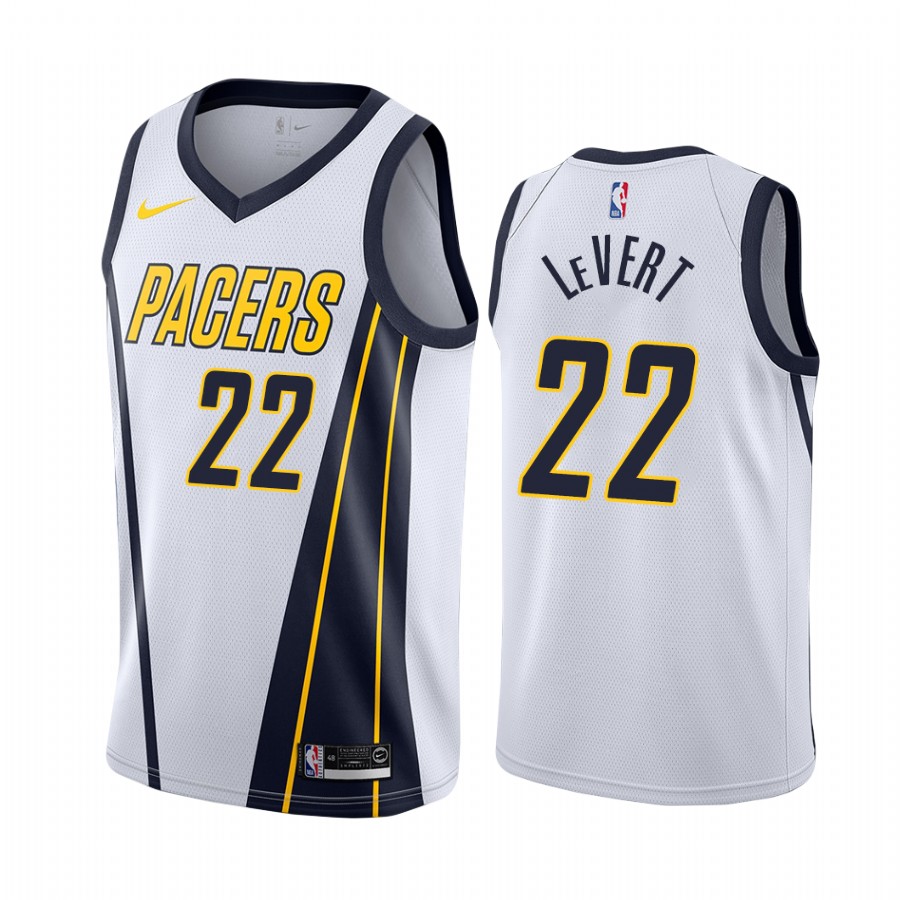 Caris LeVert Indiana Pacers Earned Edition White #22 Jersey Trade