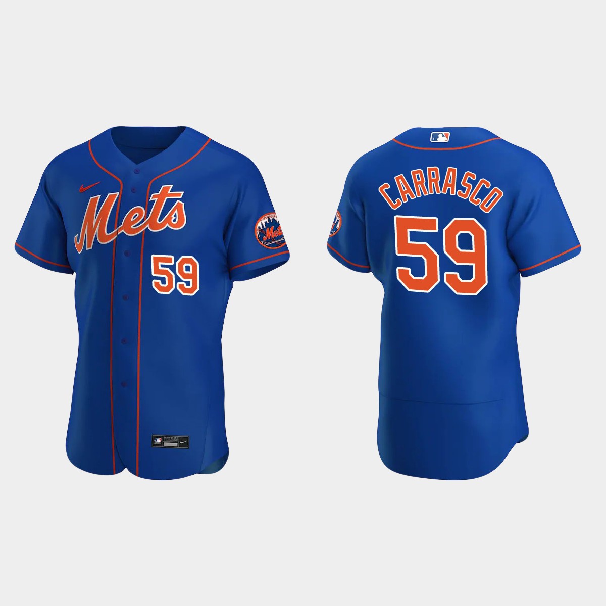 Carlos Carrasco #59 New York Mets Alternate Jersey - Royal
