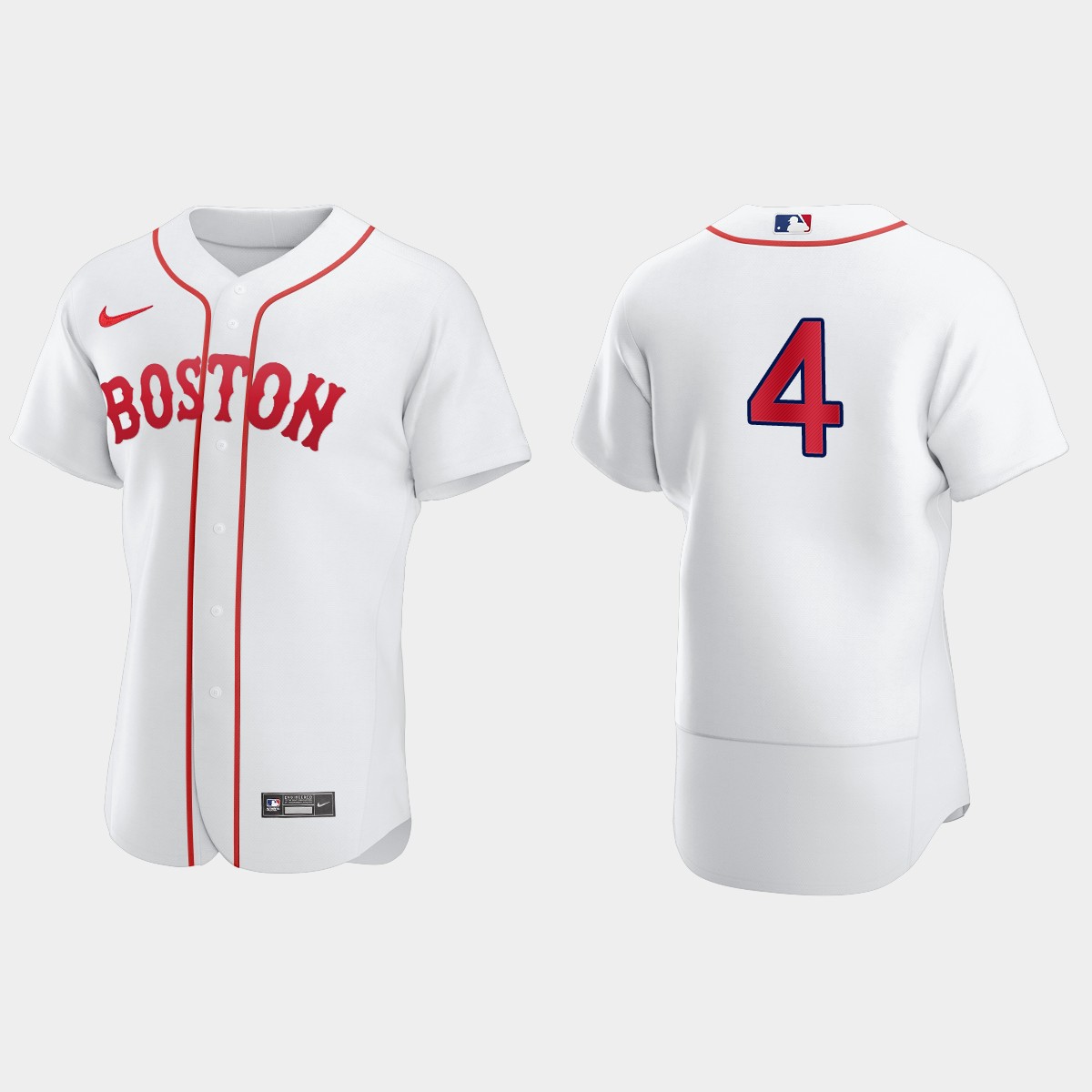 Carney Lansford Boston Red Sox Patriots' Day Jersey - White