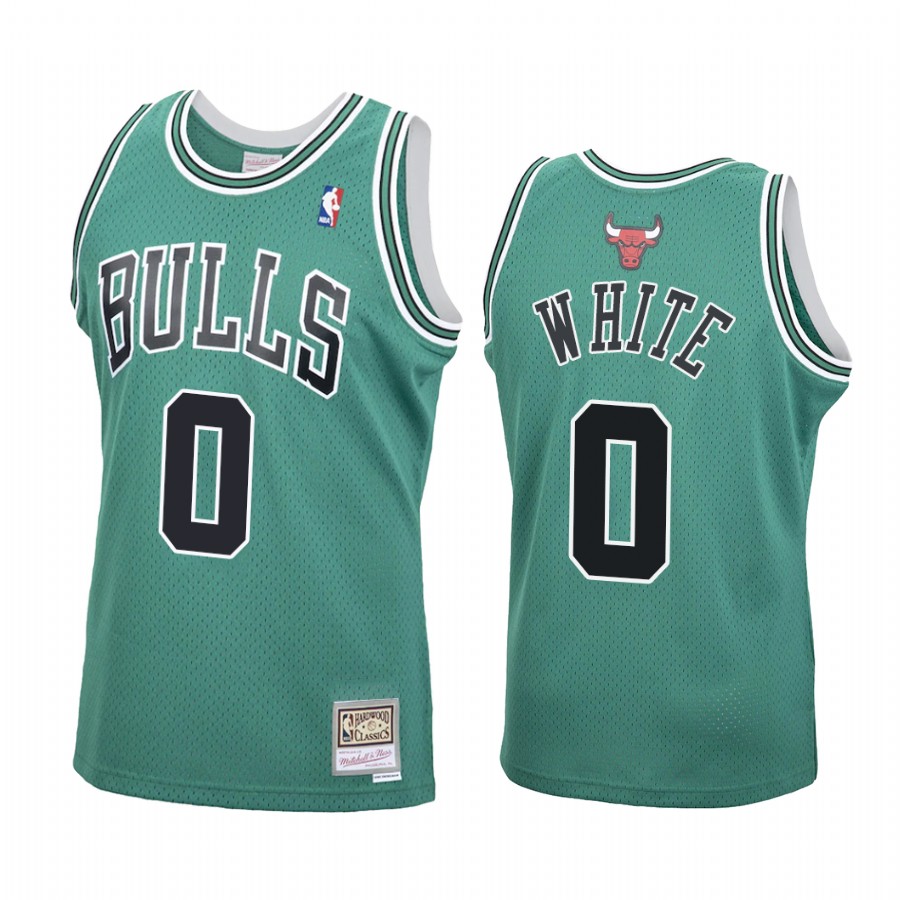 Chicago Bulls Coby White #0 Green St. Patrick Jersey