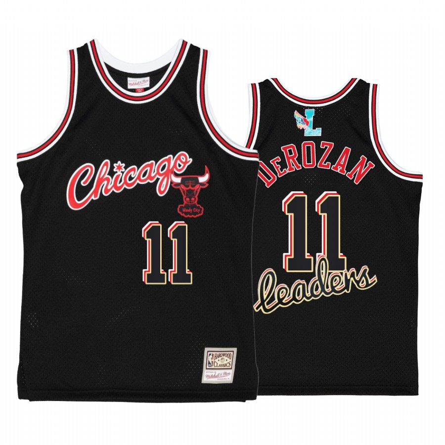 Chicago Bulls DeMar DeRozan My Towns Leaders Black Jersey #11 Windy City