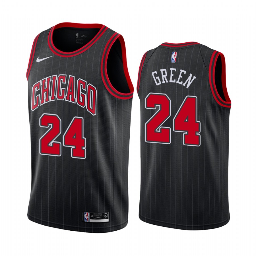 Chicago Bulls Javonte Green #24 Black Statement Edition Jersey Trade