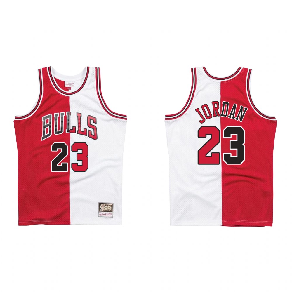 Chicago Bulls Michael Jordan #23 Split Jersey Men's