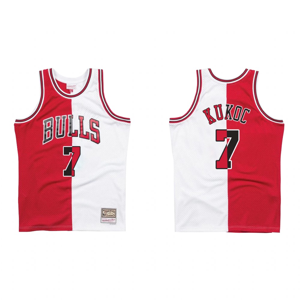 Chicago Bulls Toni Kukoc #7 Split Jersey Men's