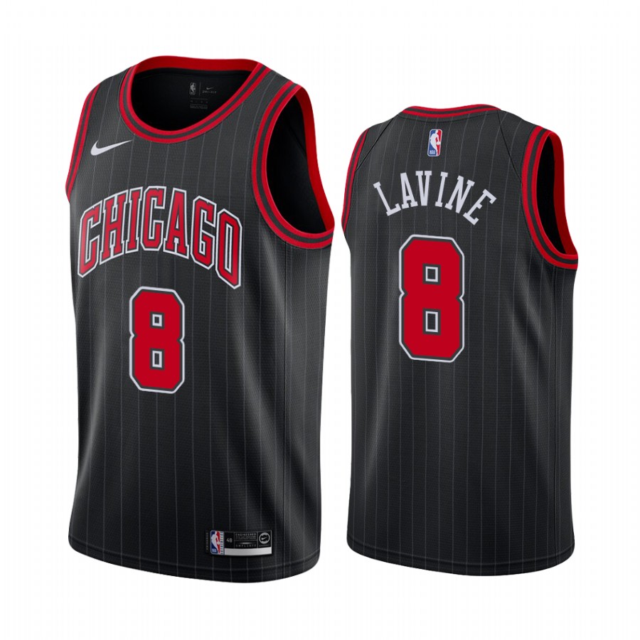 Chicago Bulls Zach LaVine Black Statement Edition Jersey