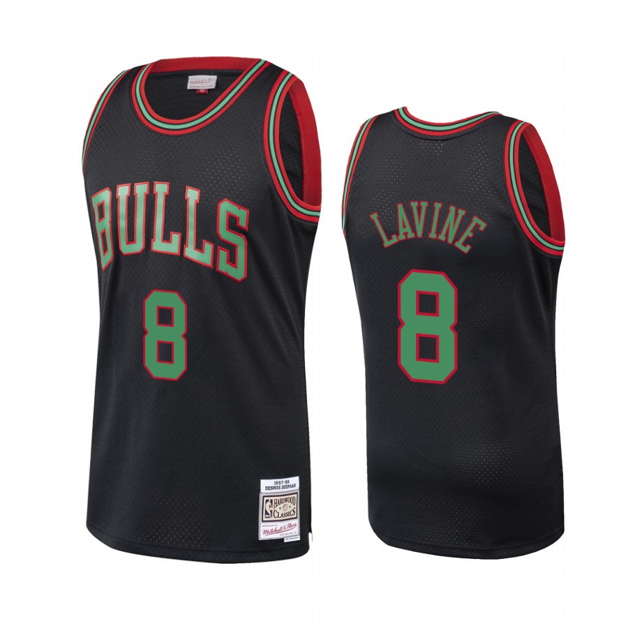 Chicago Bulls Zach LaVine Black Collection Jersey