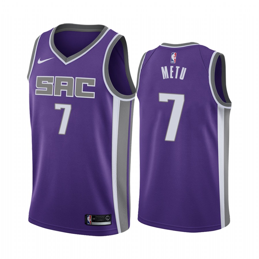 Chimezie Metu Sacramento Kings Icon Edition Purple #7 Jersey