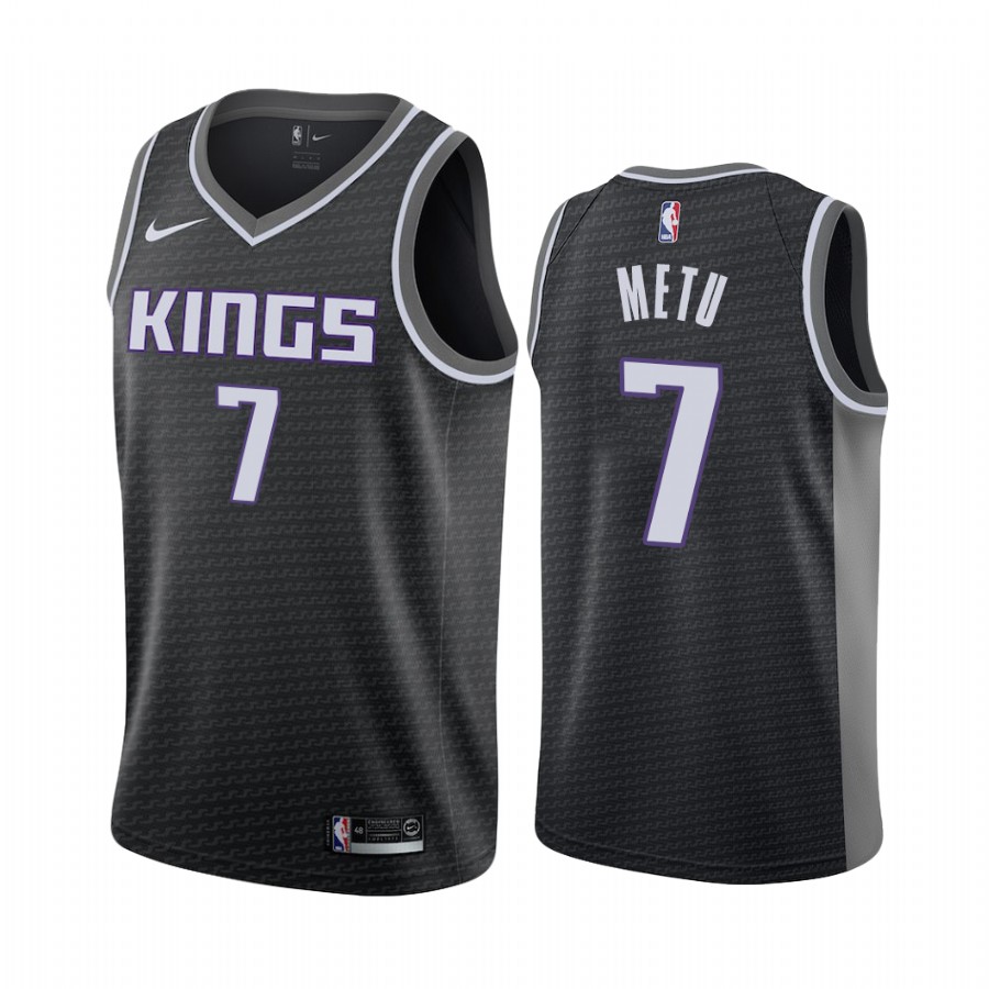 Chimezie Metu Sacramento Kings Statement Edition Black #7 Jersey