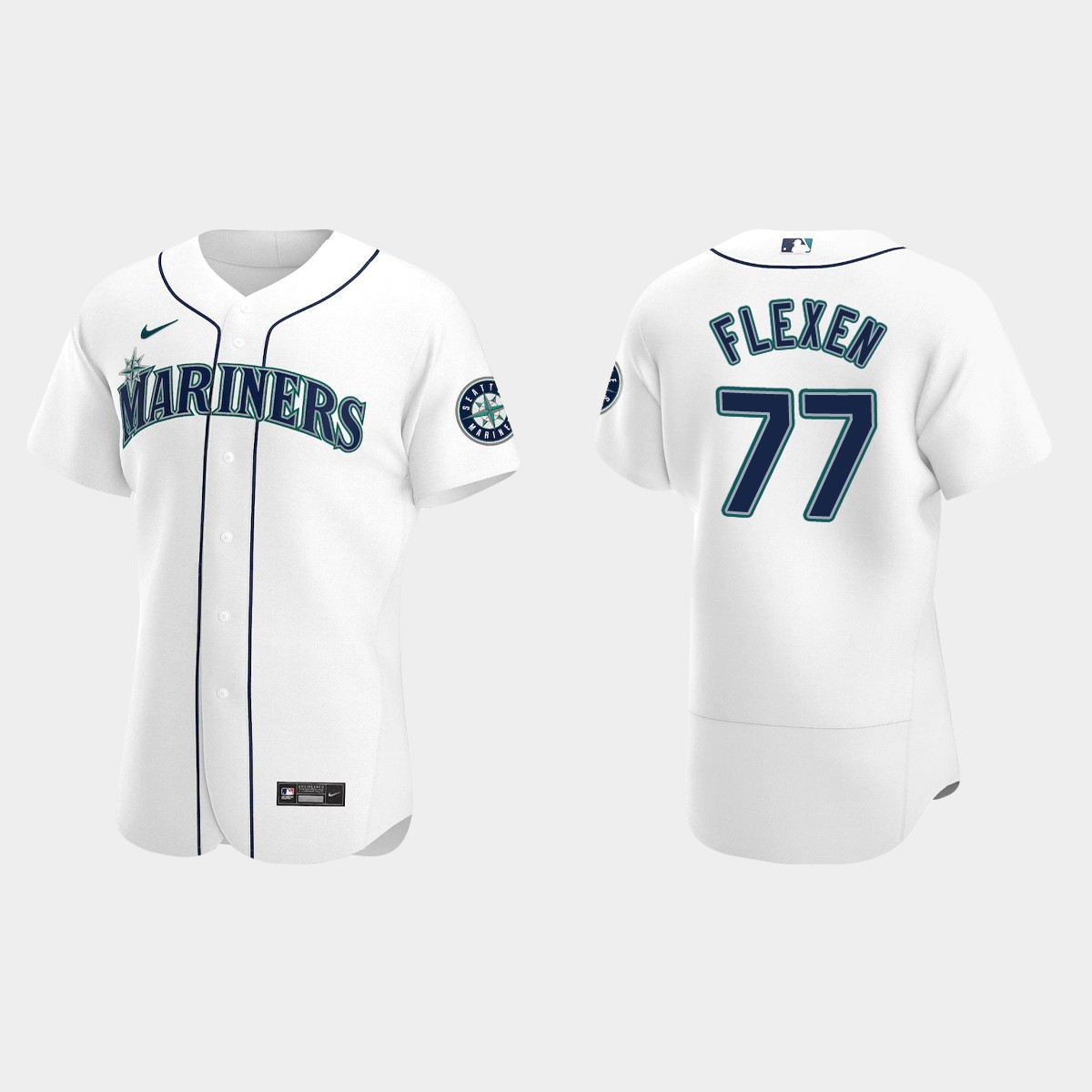 Chris Flexen Seattle Mariners Home Jersey - White