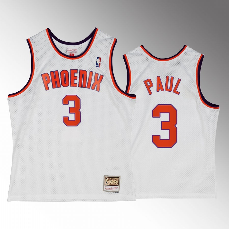 Chris Paul #3 Phoenix Suns Alternate White Hardwood Classics Jersey