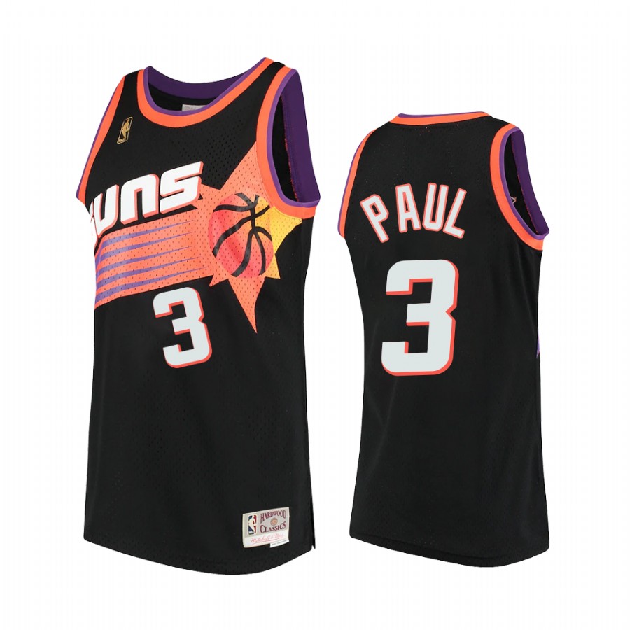 Chris Paul #3 Phoenix Suns Hardwood Classics Jersey Black
