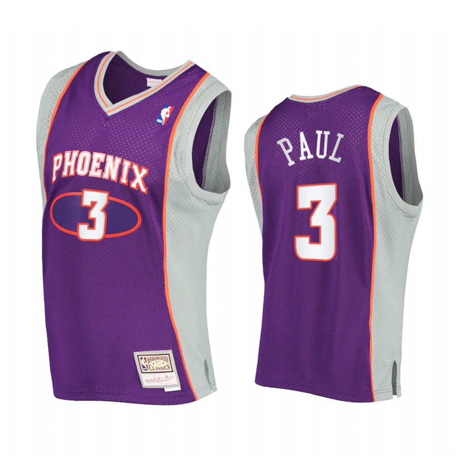 Chris Paul #3 Phoenix Suns Hardwood Classics Jersey Purple