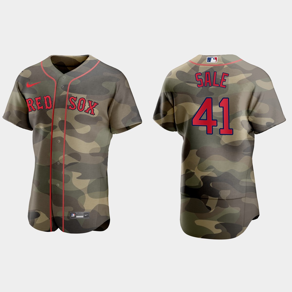 Chris Sale Boston Red Sox National Armed Forces Day Jersey - Camo