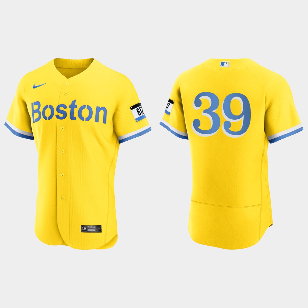 Christian Arroyo Boston Red Sox City Connect Jersey - Gold Light Blue