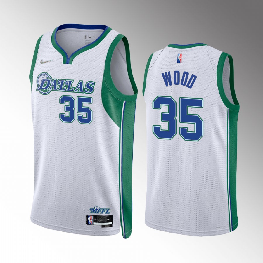 Christian Wood Dallas Mavericks White #35 City Edition Jersey Trade