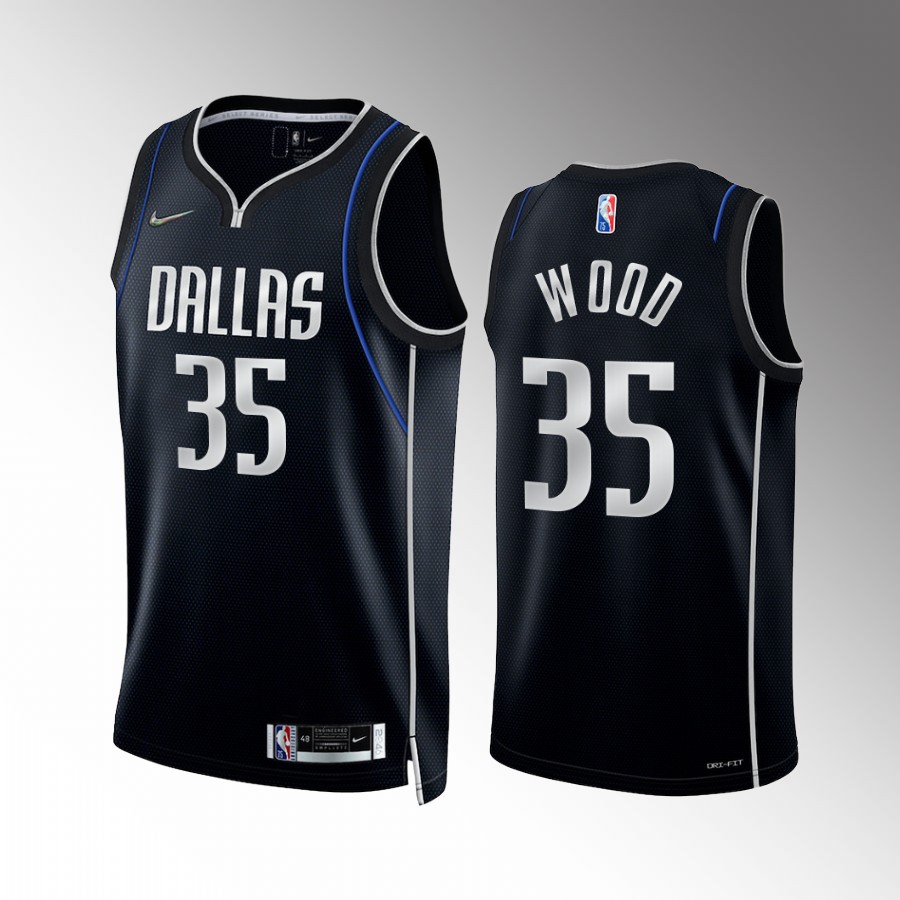 Christian Wood Select Series Dallas Mavericks #35 Navy Jersey