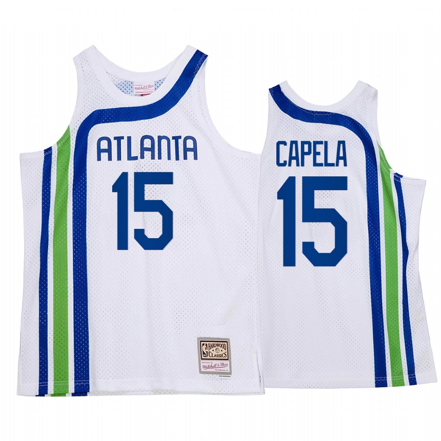 Clint Capela #15 Atlanta Hawks HWC Throwback Jersey White
