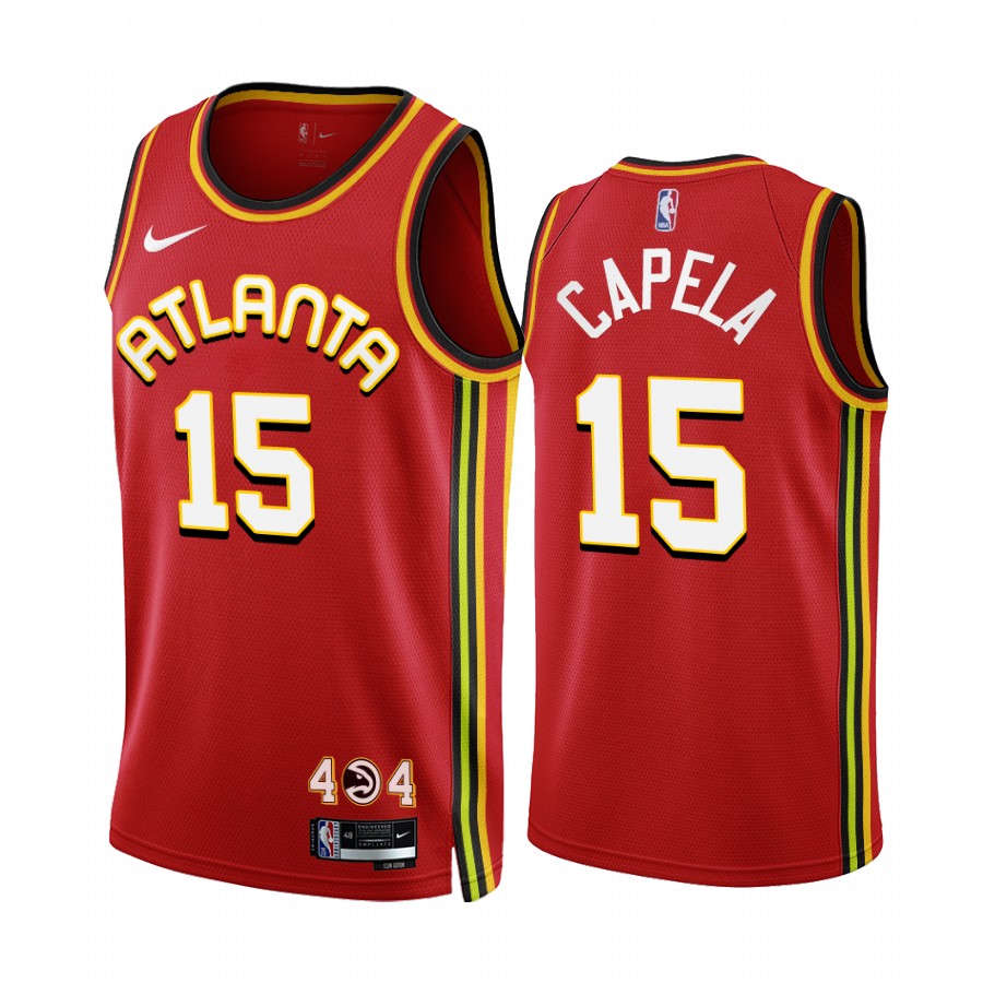 Clint Capela Atlanta Hawks Red #15 Icon Edition Jersey