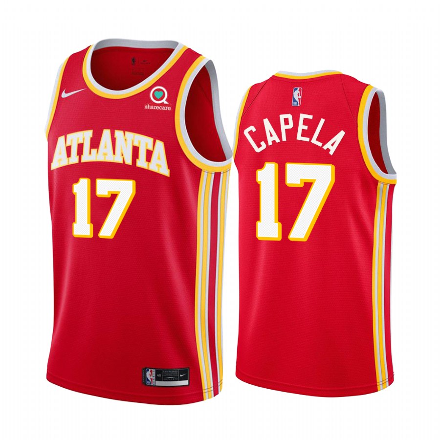 Clint Capela Atlanta Hawks Red Icon Edition Jersey