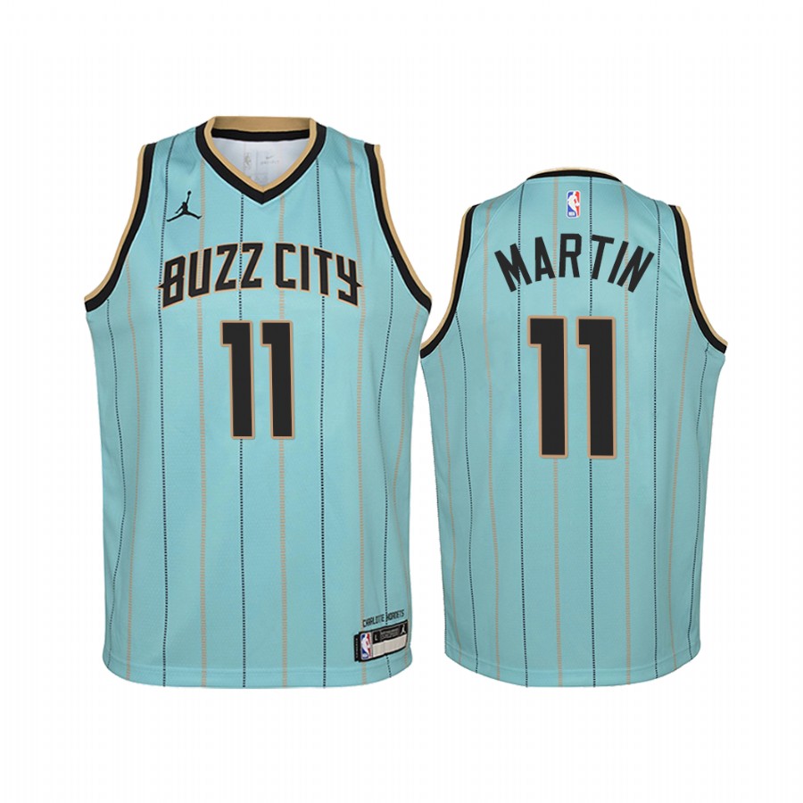 Cody Martin Charlotte Hornets Buzz City Youth Jersey - Mint Green