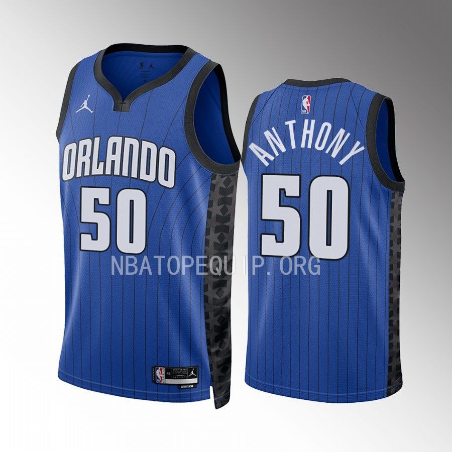 Cole Anthony Orlando Magic Blue #50 Statement Edition Jersey Swingman