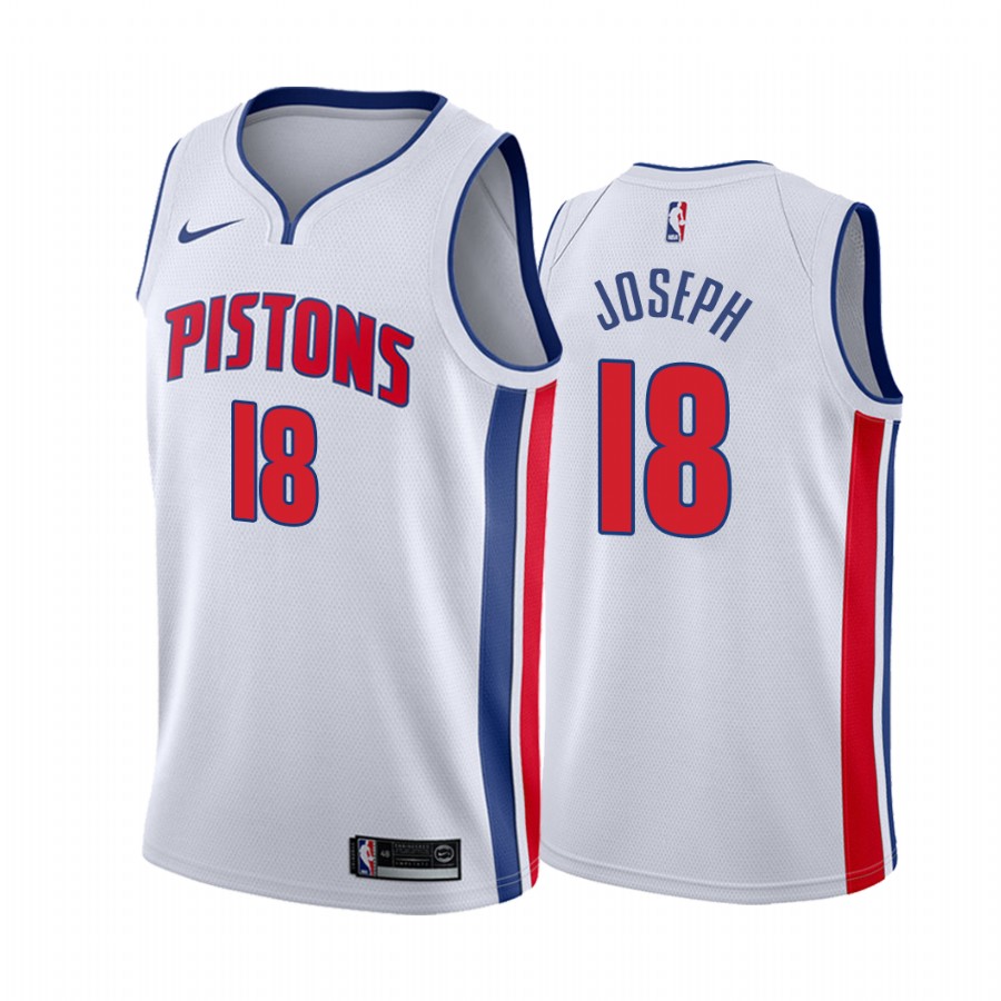 Cory Joseph Detroit Pistons Classic Edition White #18 Jersey