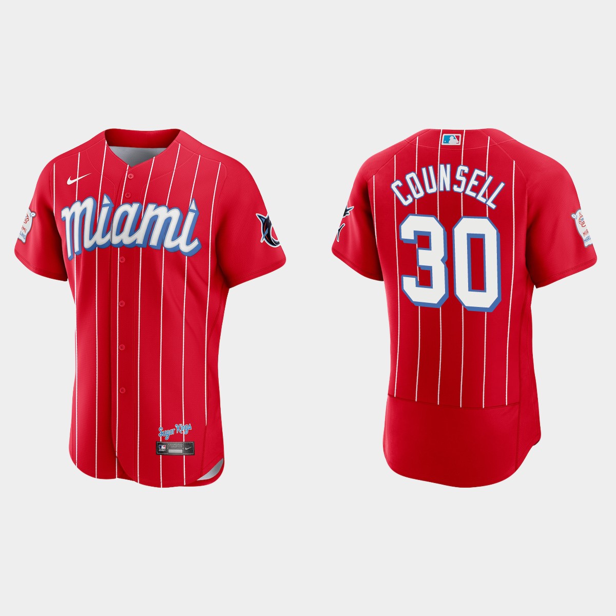 Craig Counsell Miami Marlins City Connect Jersey - Red