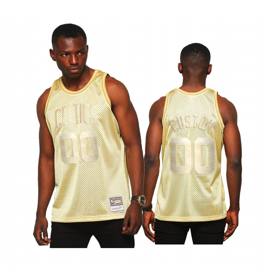Custom #00 Boston Celtics Golden Midas SM Jersey