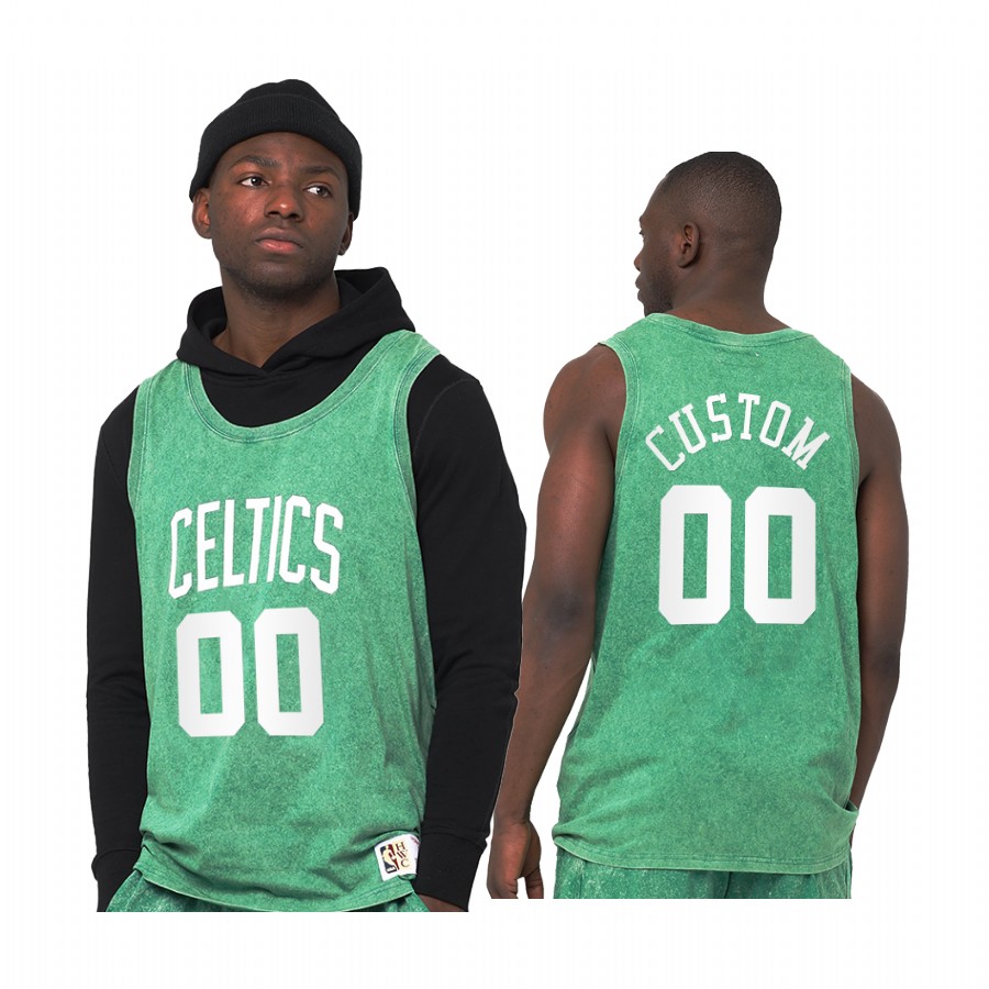 Custom #00 Boston Celtics Quintessential Jersey Green