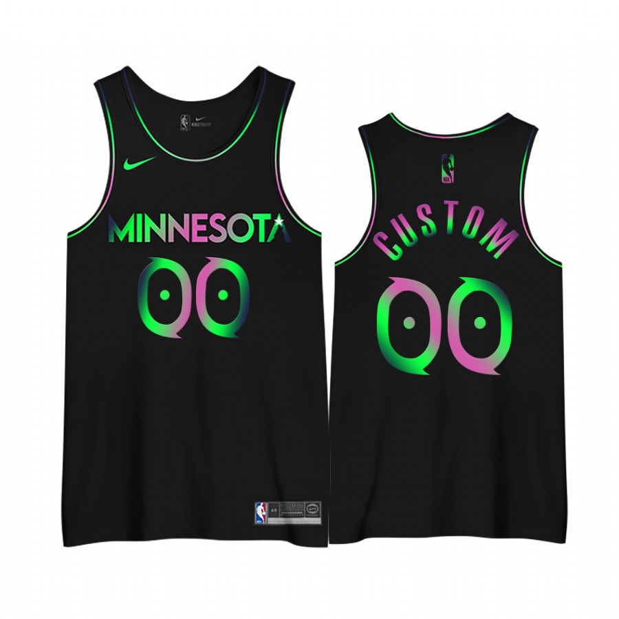 Custom Minnesota Timberwolves City Edition 3.0 Jerseys Shirts