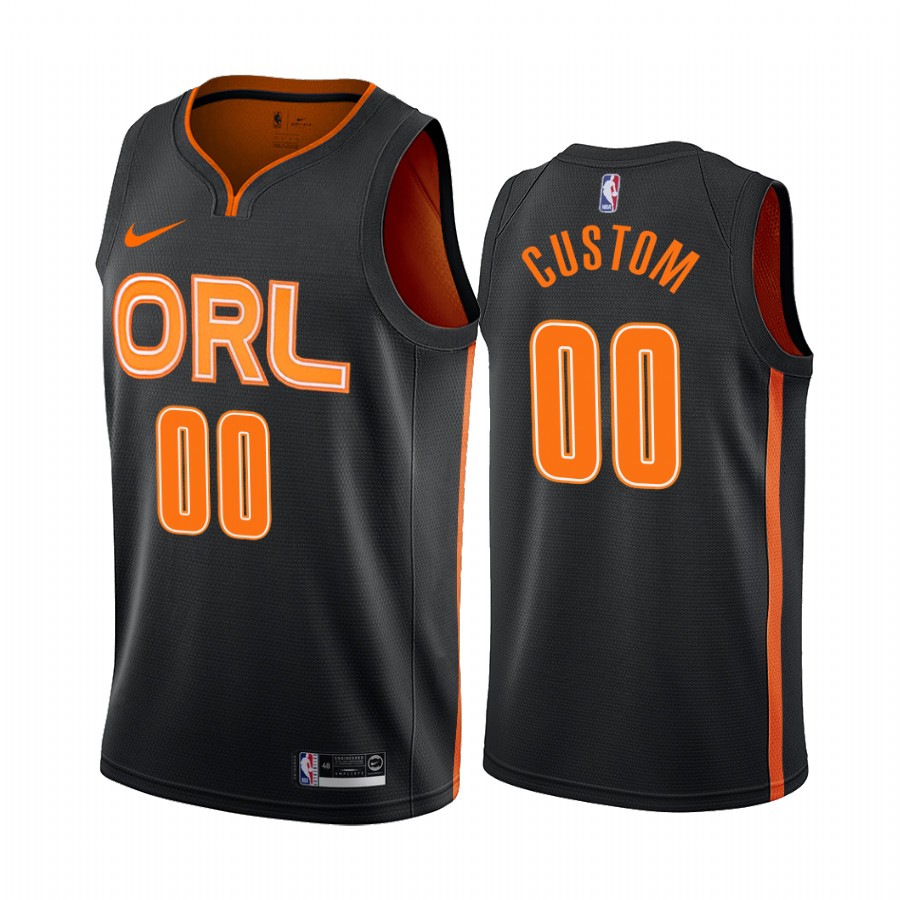 Custom Orlando Magic City Edition Black Jersey