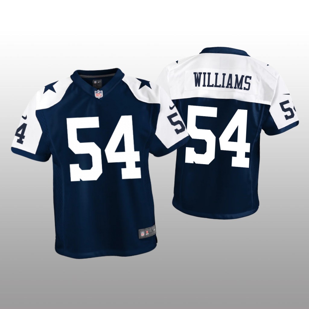 Dallas Cowboys Sam Williams Navy Jersey Game - Youth