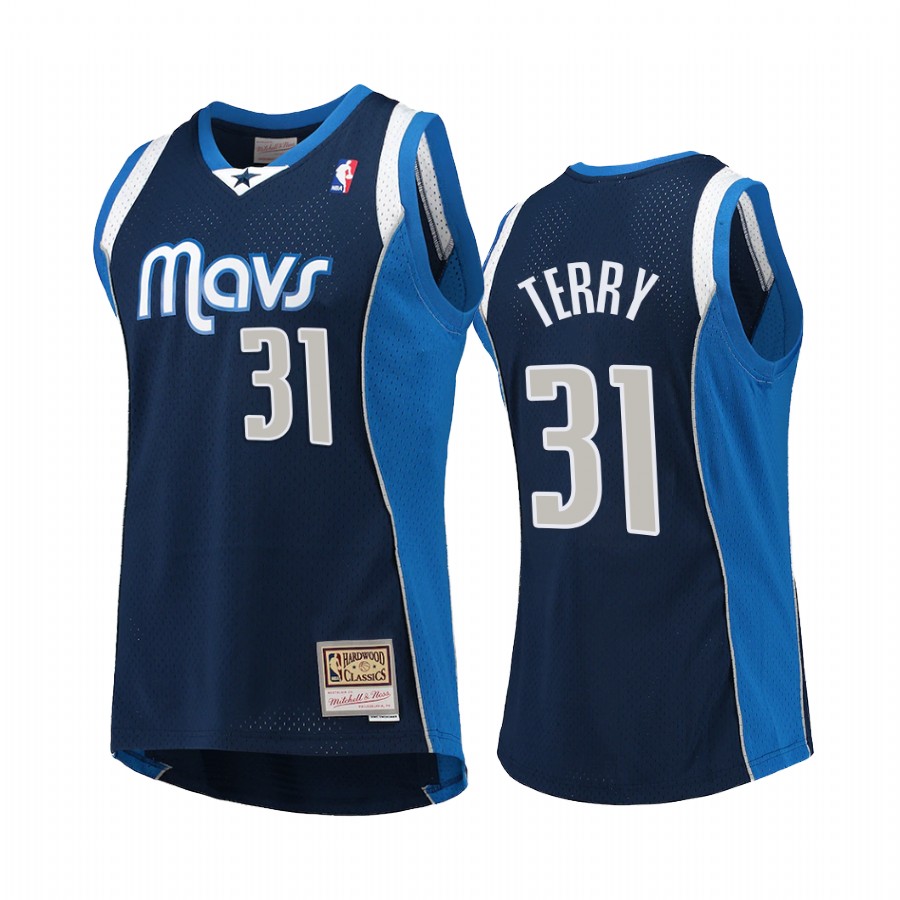 Dallas Mavericks Jason Terry 2011 Western Conference Champion #31 Navy Throwback Jersey