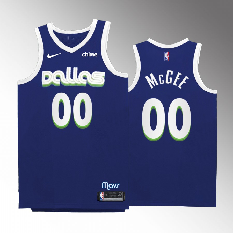Dallas Mavericks JaVale McGee Blue #00 Jersey