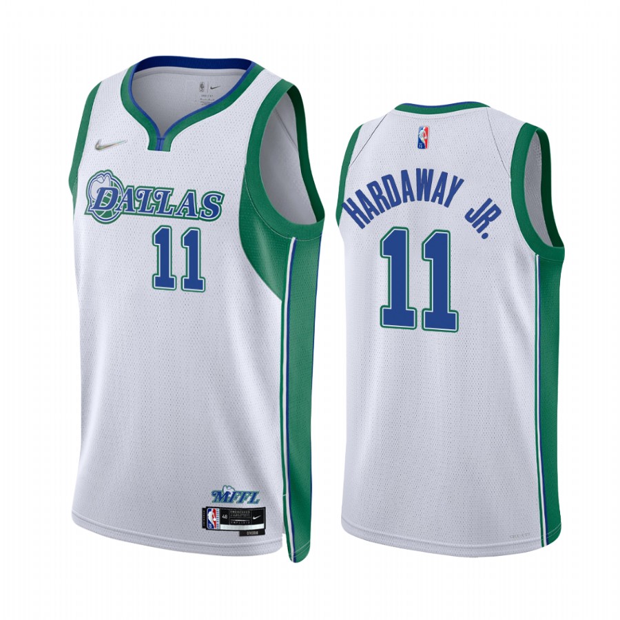 Dallas Mavericks Tim Hardaway Jr. White City Edition Jersey Throwback