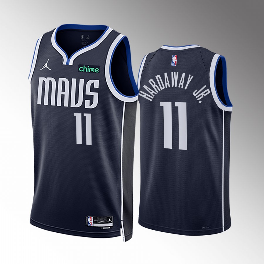Dallas Mavericks Tim Hardaway Jr. Statement Edition Navy #11 Jersey Swingman