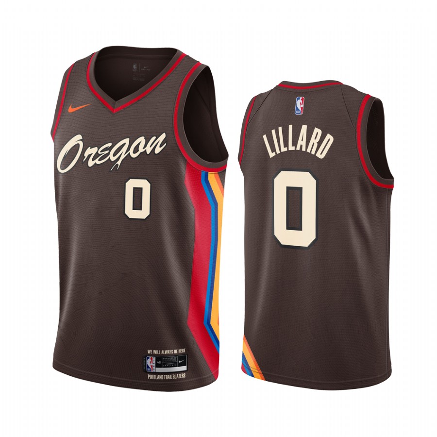 Damian Lillard Portland Trail Blazers Chocolate City Edition Oregon Jersey